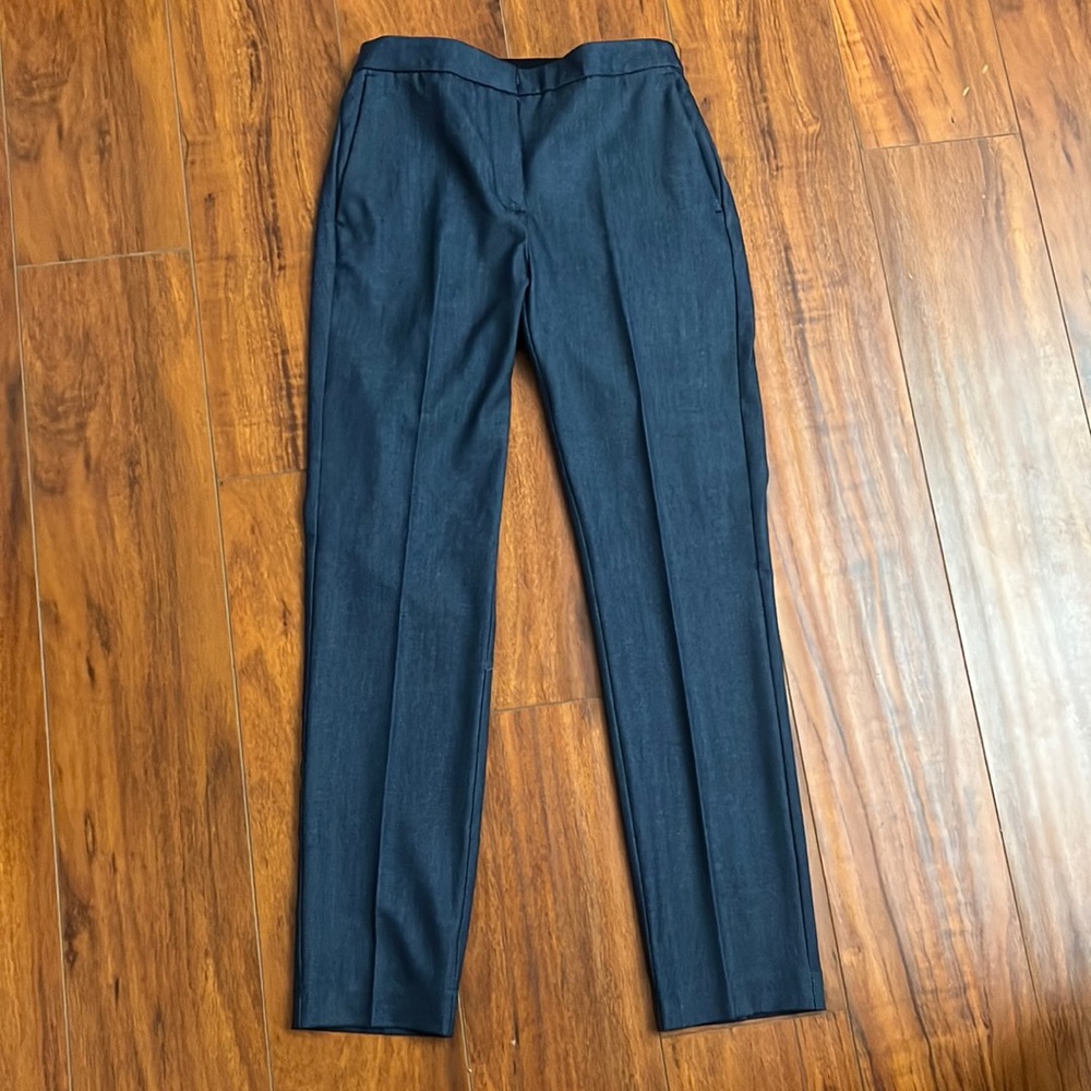 Zara Blue High Pleated Trouser Dress Pants Trousers Women’s Size 24 XS